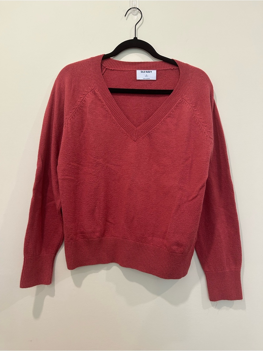 Old Navy Women's V-Neck Sweater - Rose  Pink
